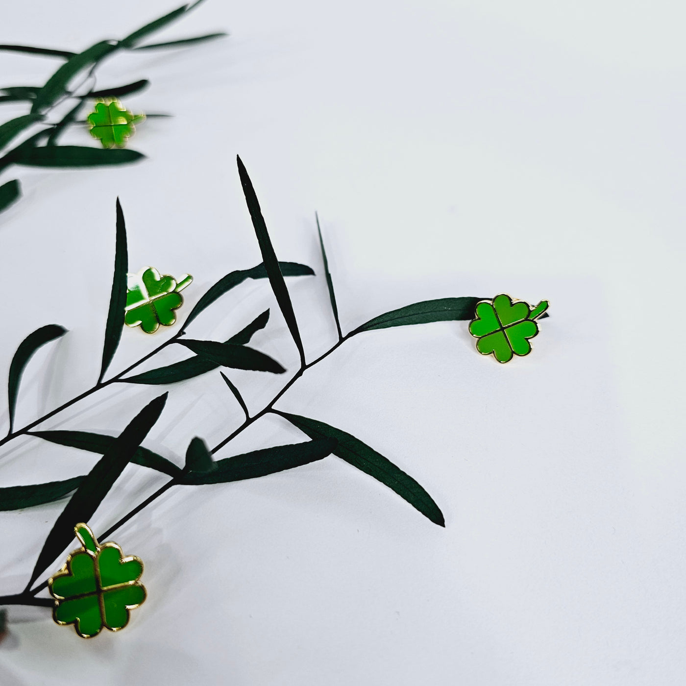 Four Leaf Clover Enamel Pin