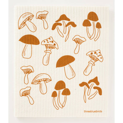 Fungi On White Swedish Dishcloth