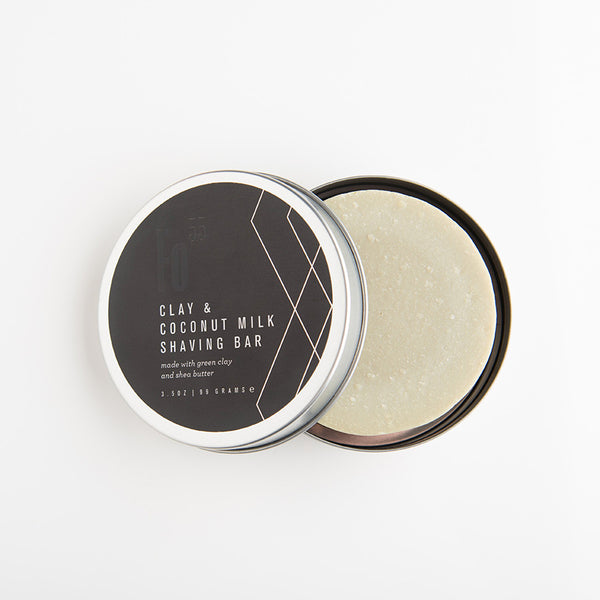 Clay & Coconut Milk Shaving Bar