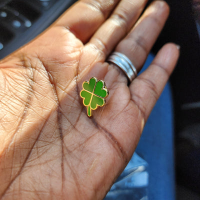 Four Leaf Clover Enamel Pin