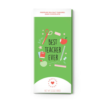 Teacher Appreciation Card with Chocolate Inside