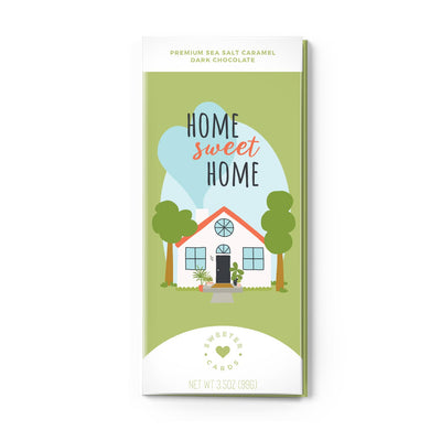 Home Sweet Home Greeting Card with Chocolate Bar Inside!